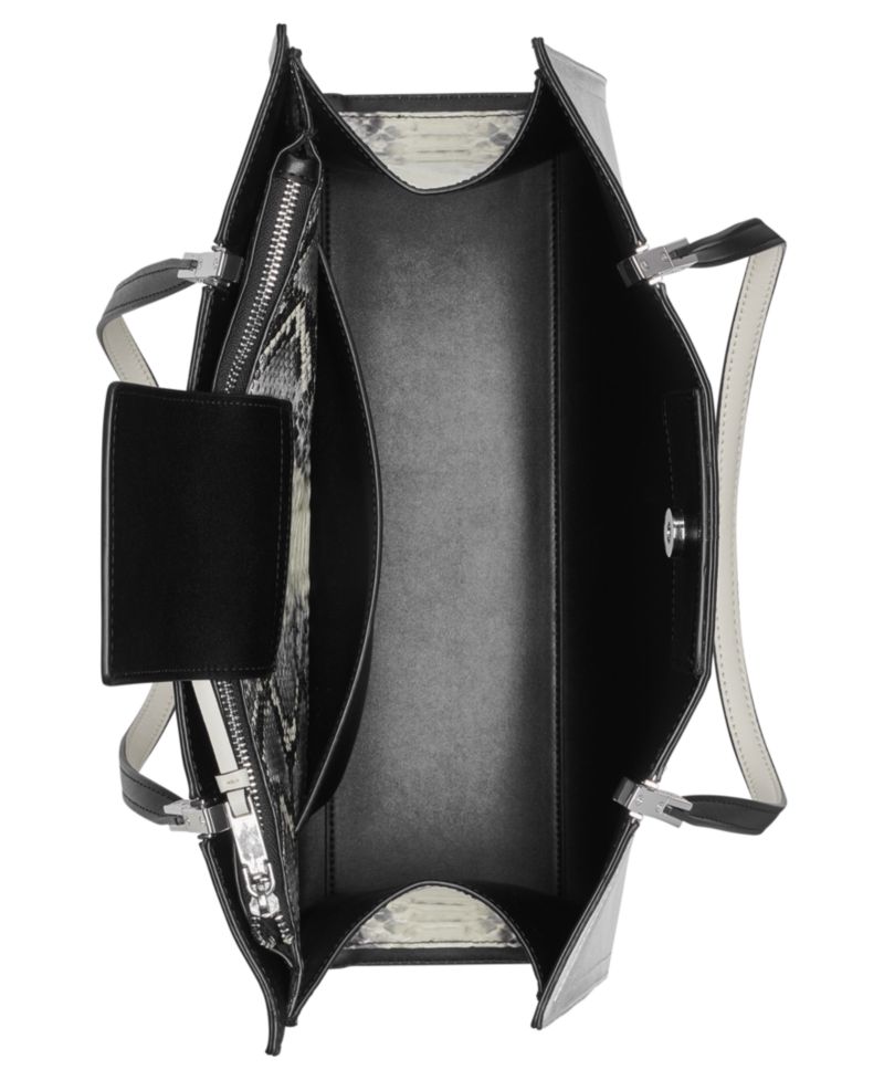 Verne Mixed Material Tote
