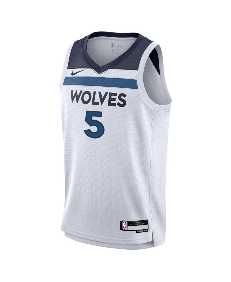 Big Boys and Girls Anthony Edwards White Minnesota Timberwolves Swingman Jersey - Association Edition