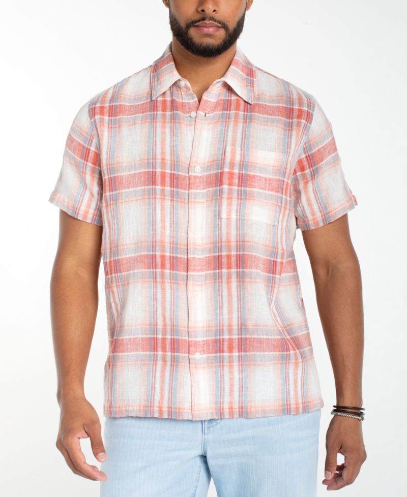 Men's Short-Sleeve Button-Up Shirt
