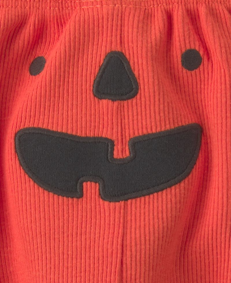 Baby Boys' and Baby Girls' Baby's First Halloween Long-Sleeve Bodysuit and Pants, 2-Piece Set