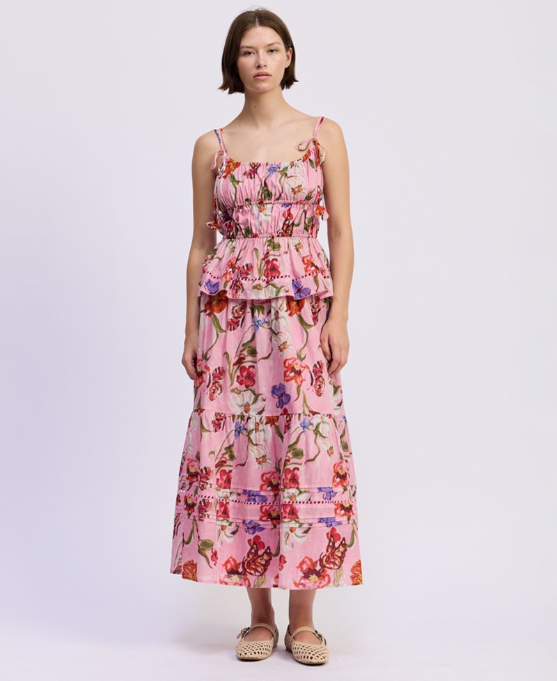 Women's Celeste Peplum Sleeveless Top