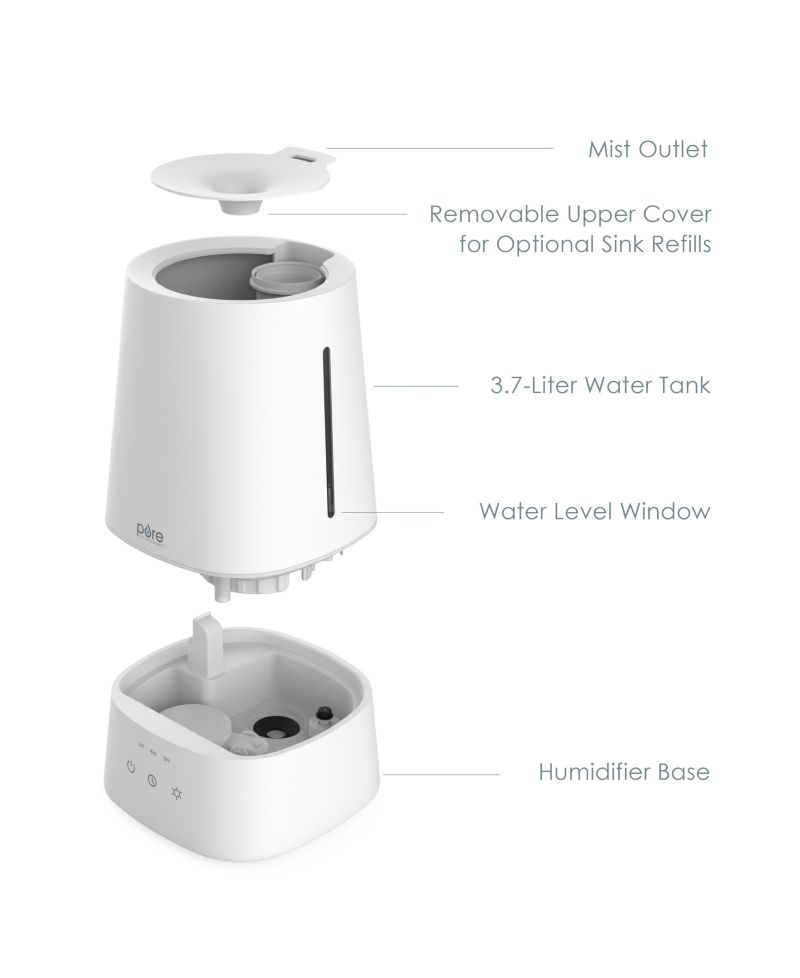 Hume Max Top Fill Humidifier - White
