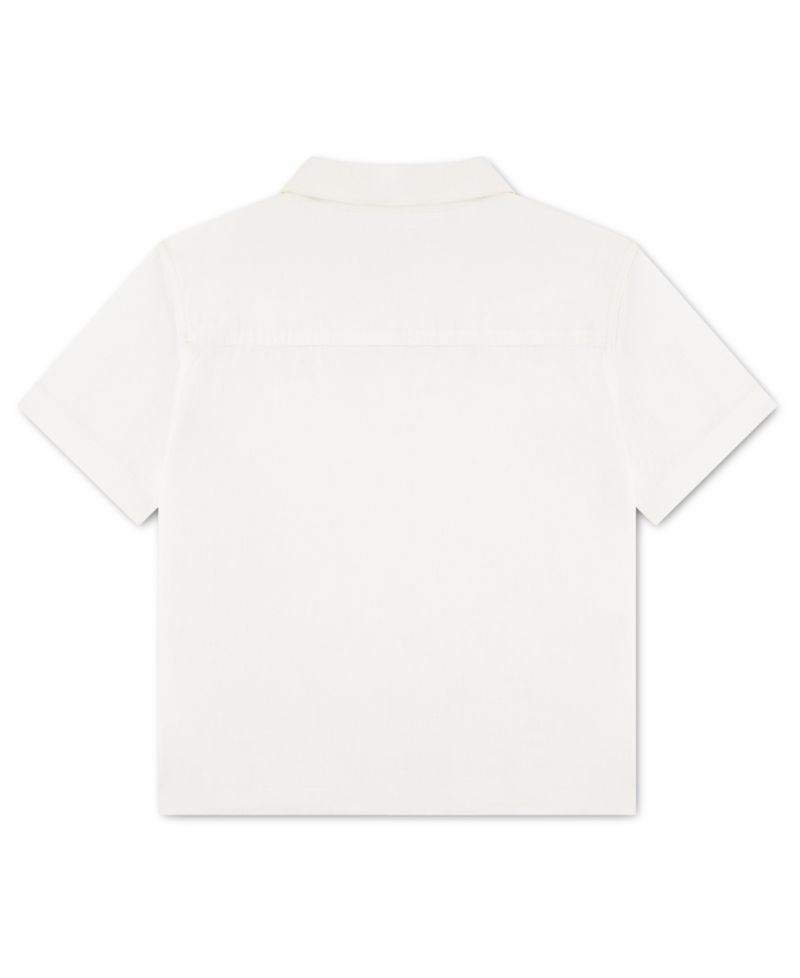 Boys' Short-Sleeve Linen Camp Shirt