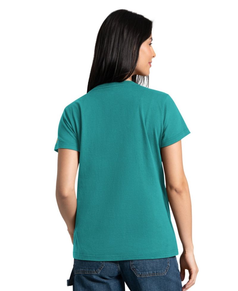 Women's 2-piece Aqua/Orange Miami Dolphins T-Shirt