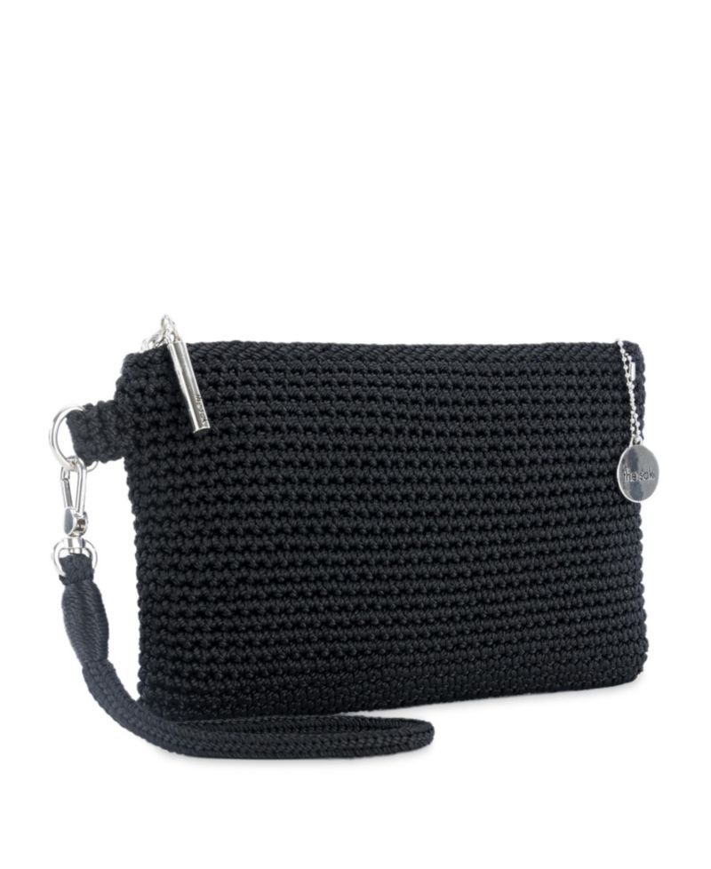 Vita Leather Zip Top Wristlet