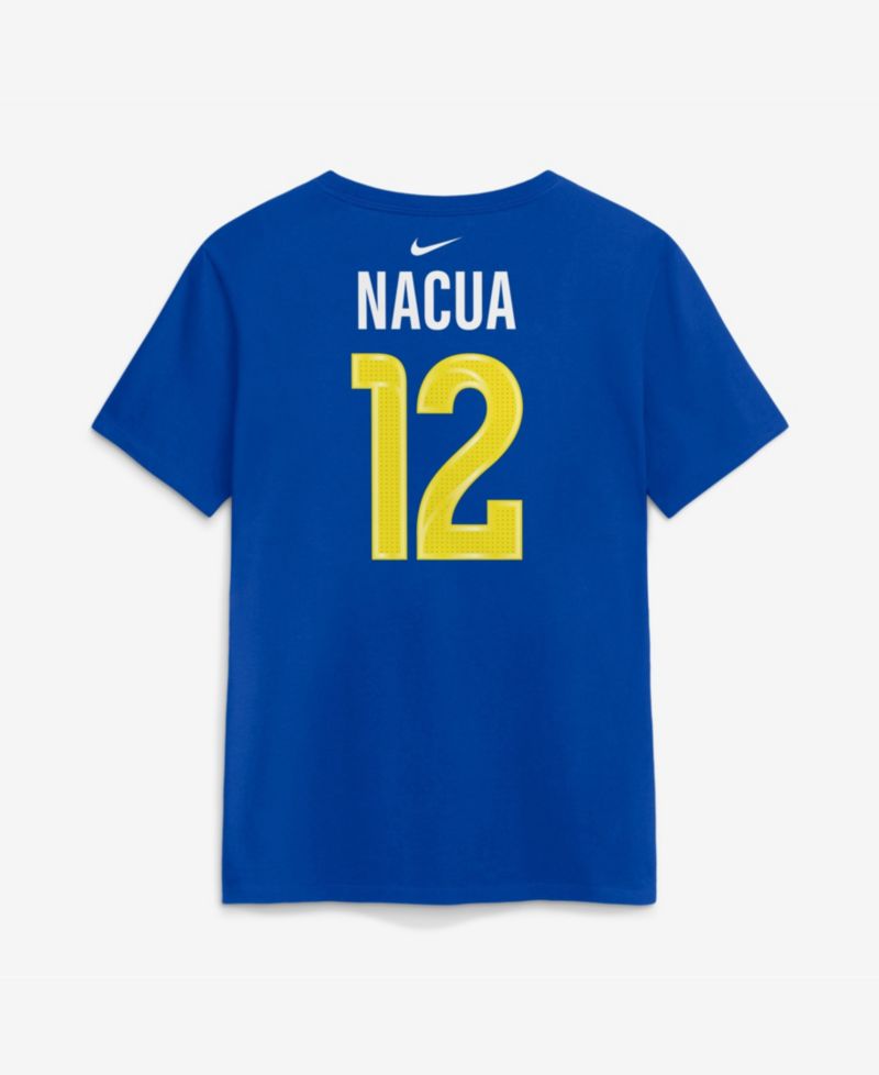 Women's Puka Nacua Royal Los Angeles Rams Name & Number T-Shirt