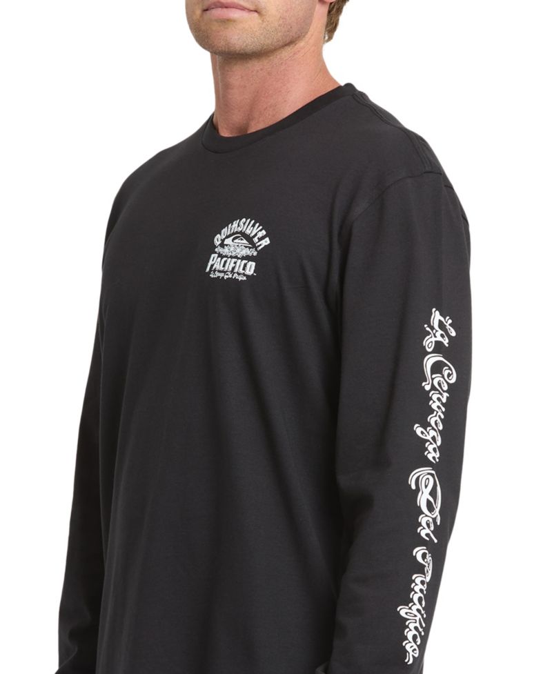 Men's Pacifico Signage Crewneck Long-Sleeve T-Shirt