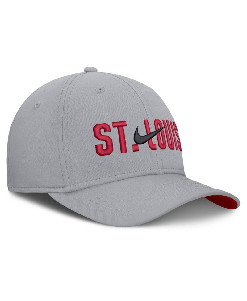 Men's Gray St. Louis Cardinals Primetime Dri-FIT Rise Bozz Flex Hat