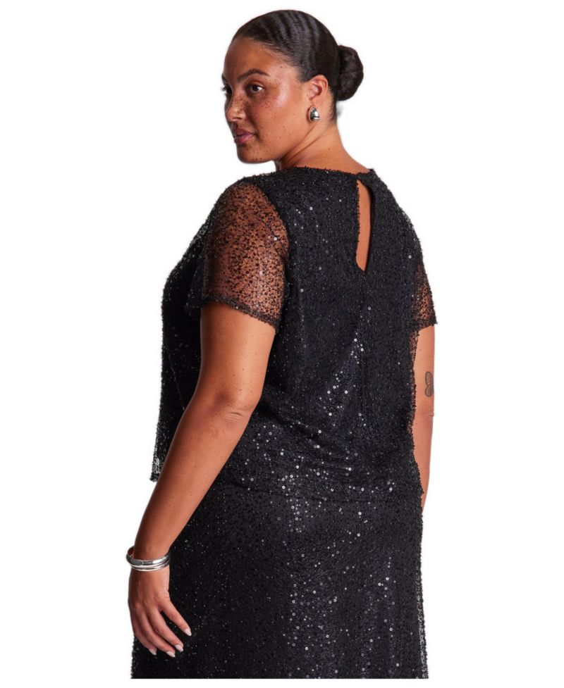 Plus Size Zaya Sequin Relaxed Blouse