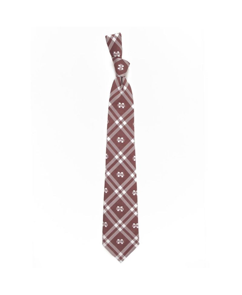 Men's Maroon Mississippi State Bulldogs Rhodes Tie
