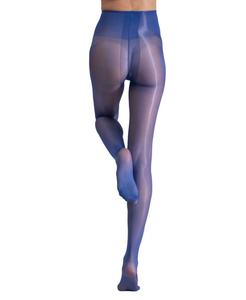 Women's Lustrous Silky Shiny 20 Denier Sheer High-Waist Pantyhose Tights SKU11002-PK
