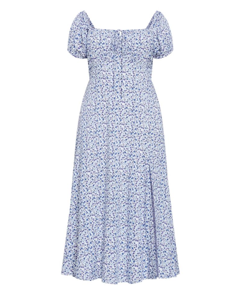 Women's Abbie Short Sleeve Floral Print Maxi Dress