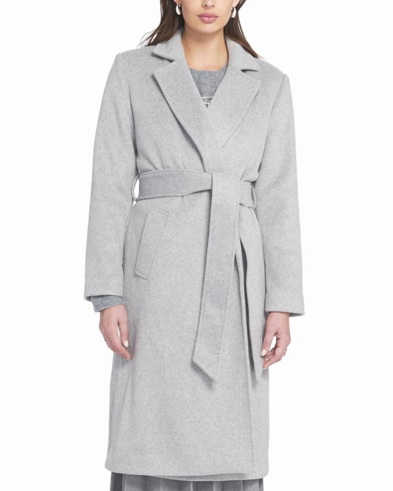 Women's Melton Wrap Coat Belted/Wrap