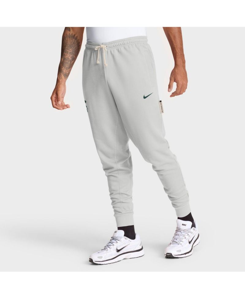 Men's Gray Michigan State Spartans 2025 Sideline Standard Issue Dri-FIT Taper Pants
