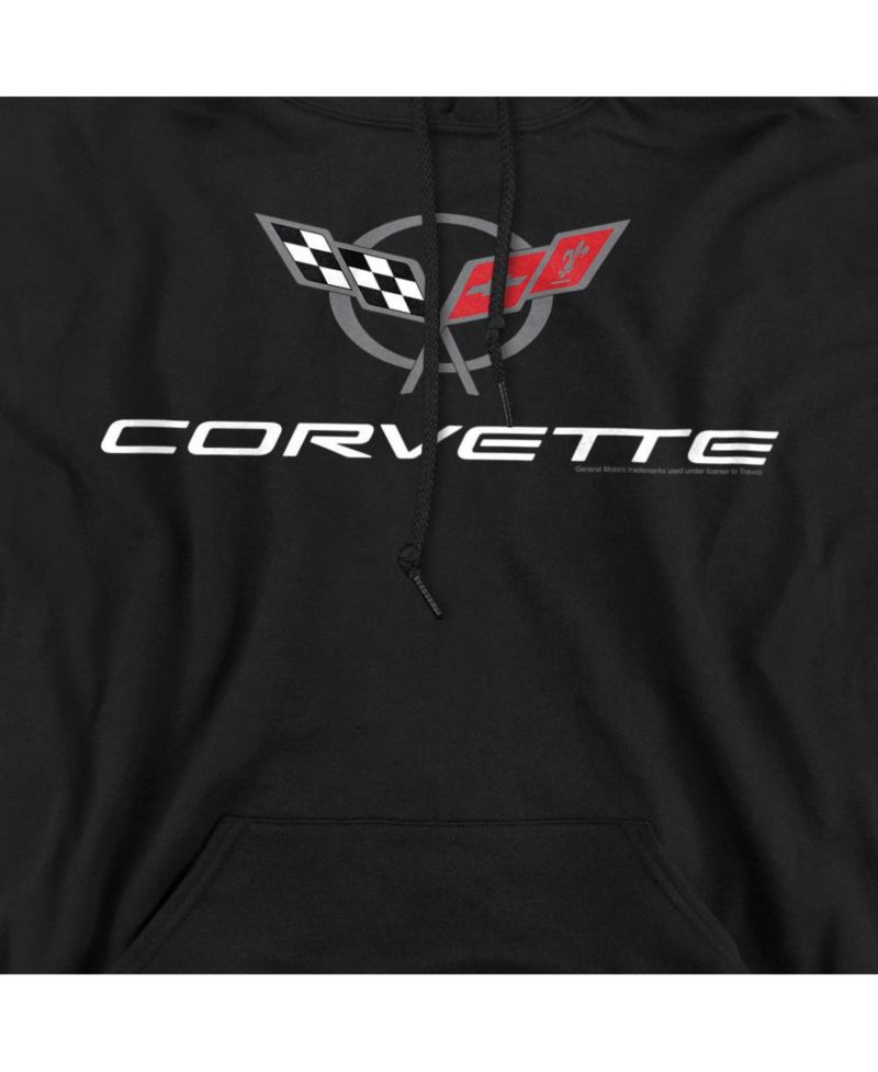 Men's Modern Emblem Graphic Long-Sleeve Pull-Over Hoodie