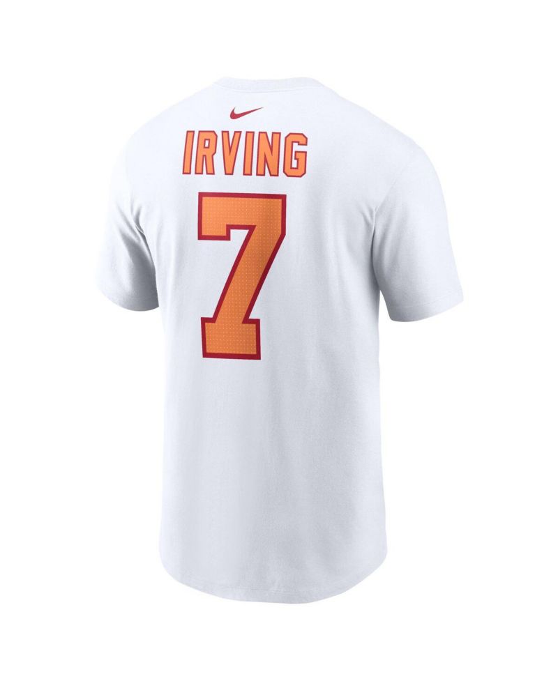 Men's Bucky Irving White '76 Tampa Bay Buccaneers 50th Season Alternate Name & Number T-Shirt