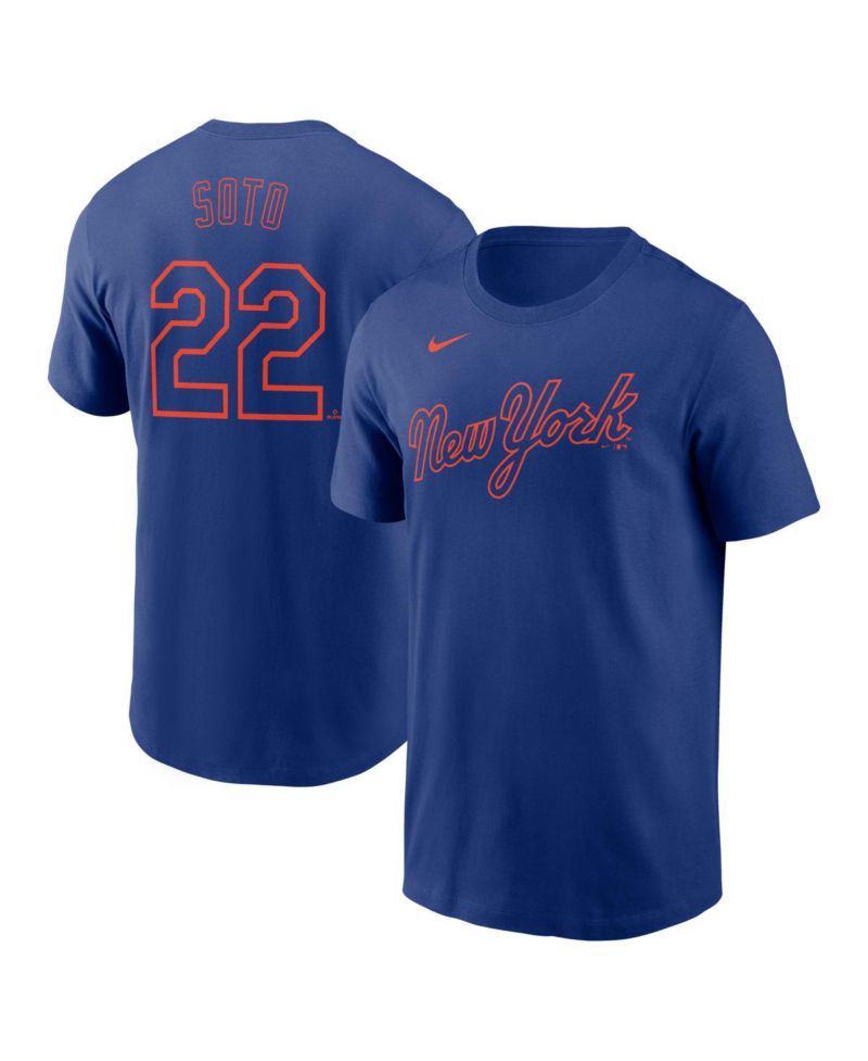 Men's Juan Soto Royal New York Mets Fuse Name & Number T-Shirt