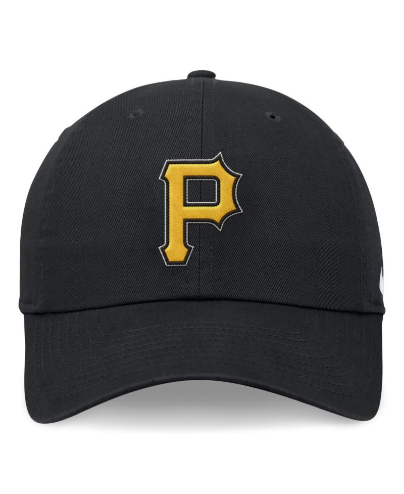 Men's Black Pittsburgh Pirates Evergreen Club Adjustable Hat