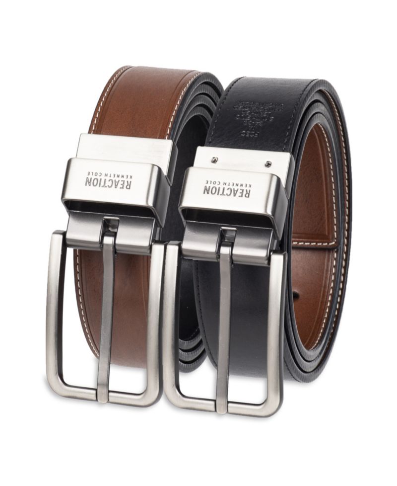 Men's 2-In-1 Reversible Stretch Dress Belt