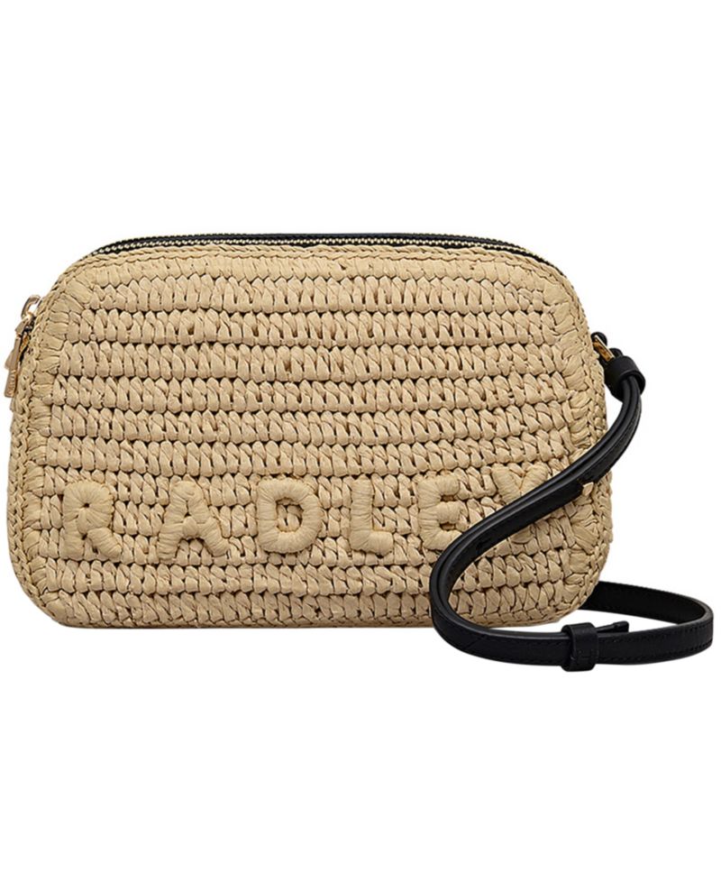 Dukes Place Raffia Small Crossbody Bag