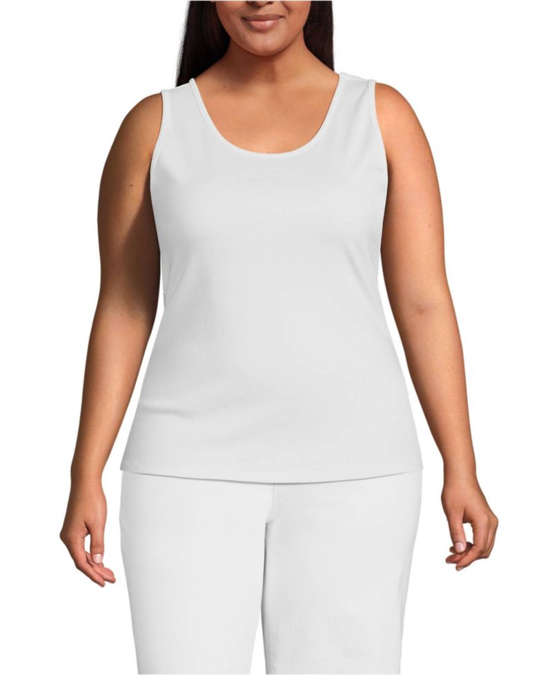 Plus Size Cotton Tank Top