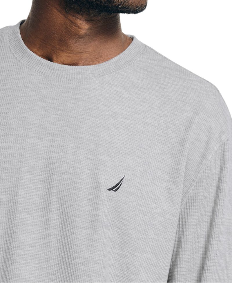 Men's Long-Sleeve Crewneck Pajama T-Shirt