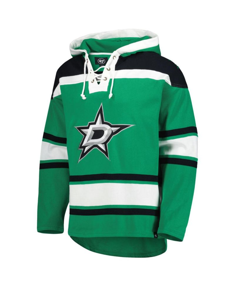 Men's Kelly Green Dallas Stars Superior Lacer Hoodie