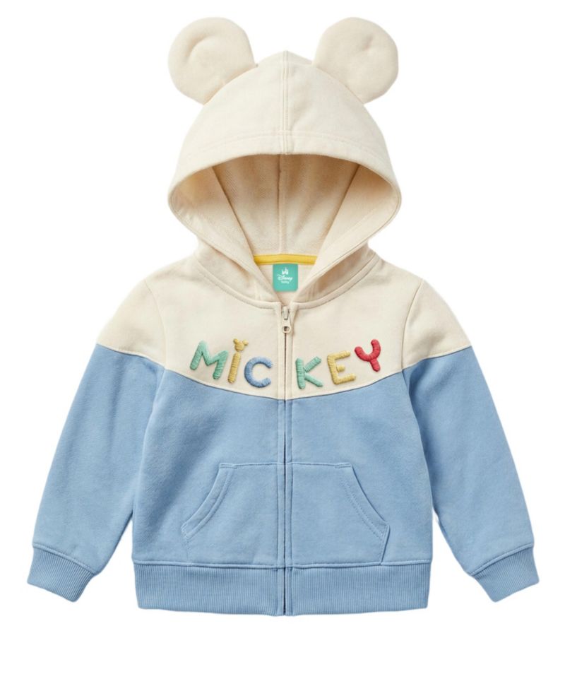 Baby Boys' Mickey Mouse Long-Sleeve Hoodie, 2 Bodysuit and Pants, 4-Piece Set