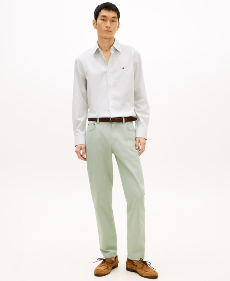 Men's Denton Straight-Fit Five-Pocket Stretch Twill Pants