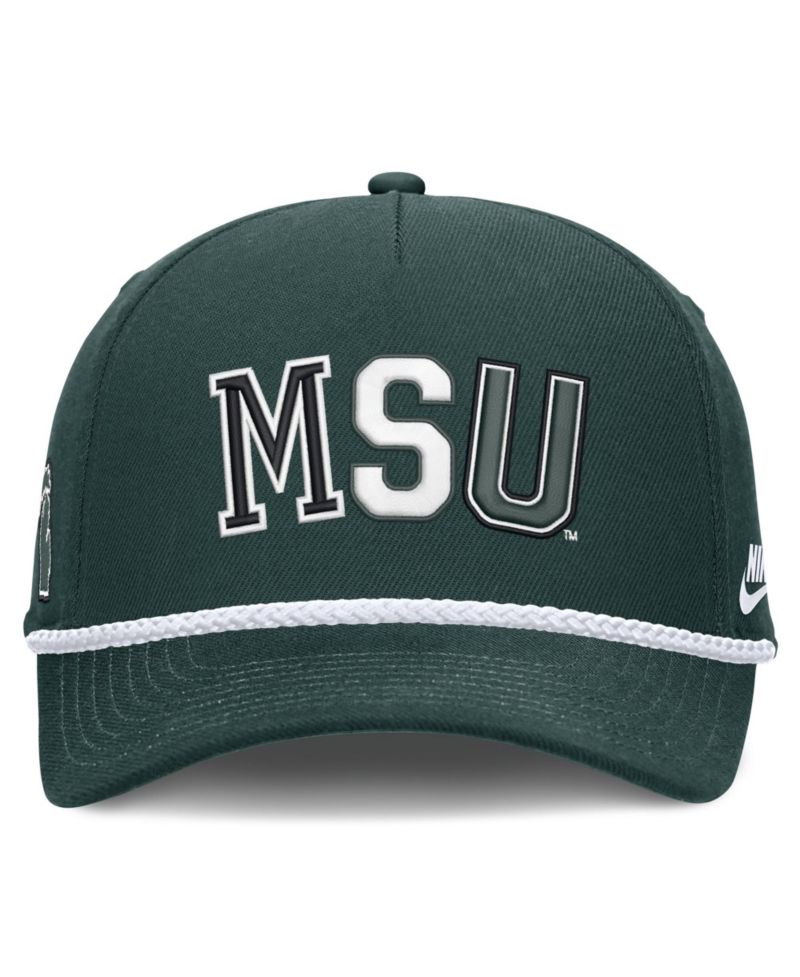Men's and Women's Green Michigan State Spartans 2026 Basketball Refresh 5-Panel Rope Rise Hat