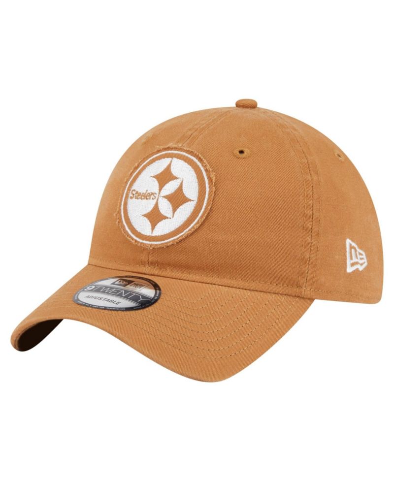 Men's Brown Pittsburgh Steelers Stamp 9TWENTY Adjustable Hat