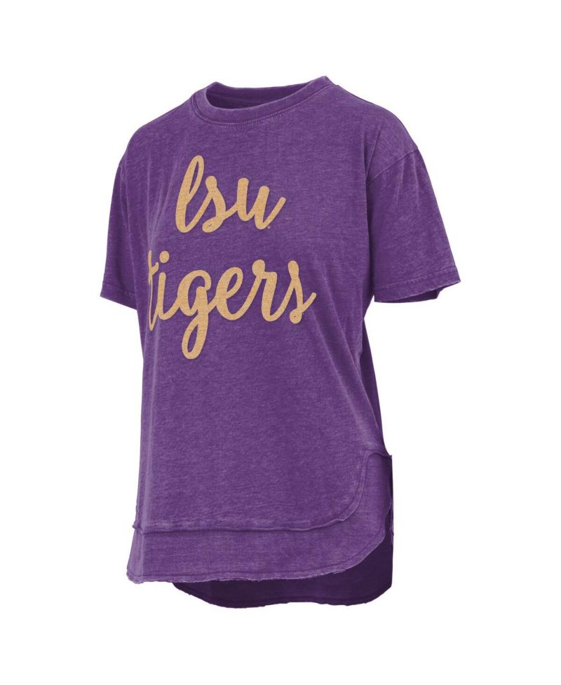 Women's Purple LSU Tigers Poncho T-Shirt