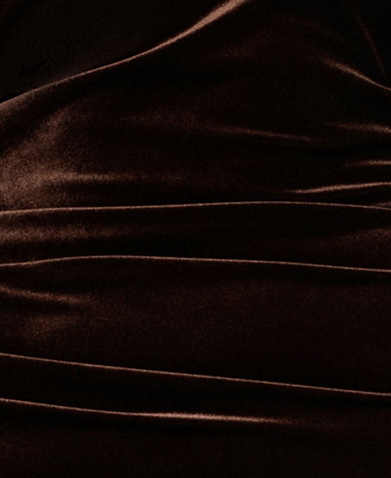 Velvet Off-The-Shoulder Gown