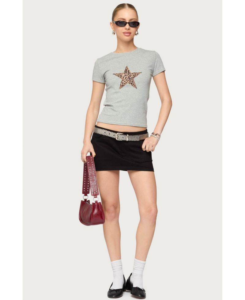 Womens Hayes Twill Mini Skort