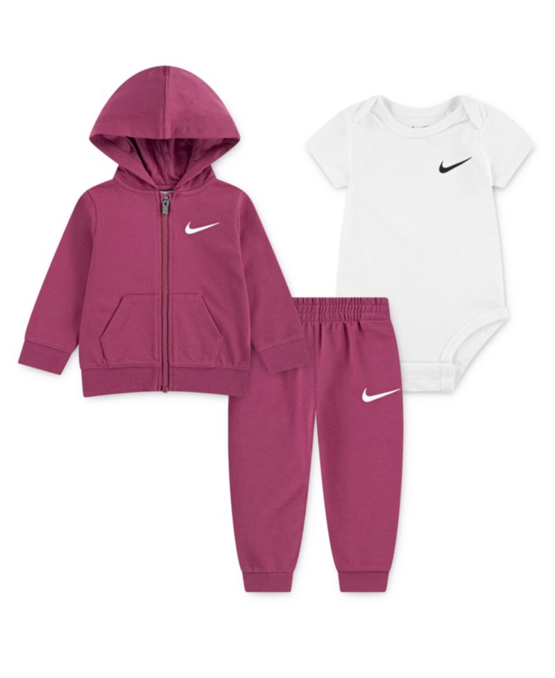 Baby Boys' or Girls' Bodysuit, Hoodie, and Pants, 3-Piece Set