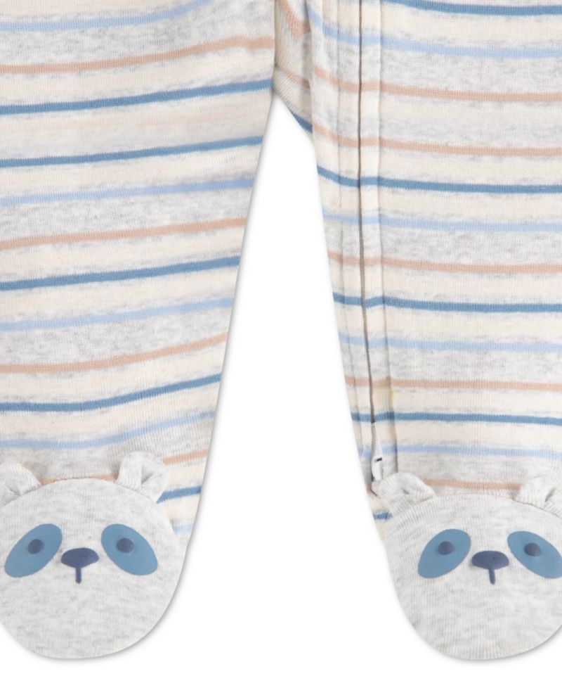 Baby Boys' Babywear Long-Sleeve Footed Coverall