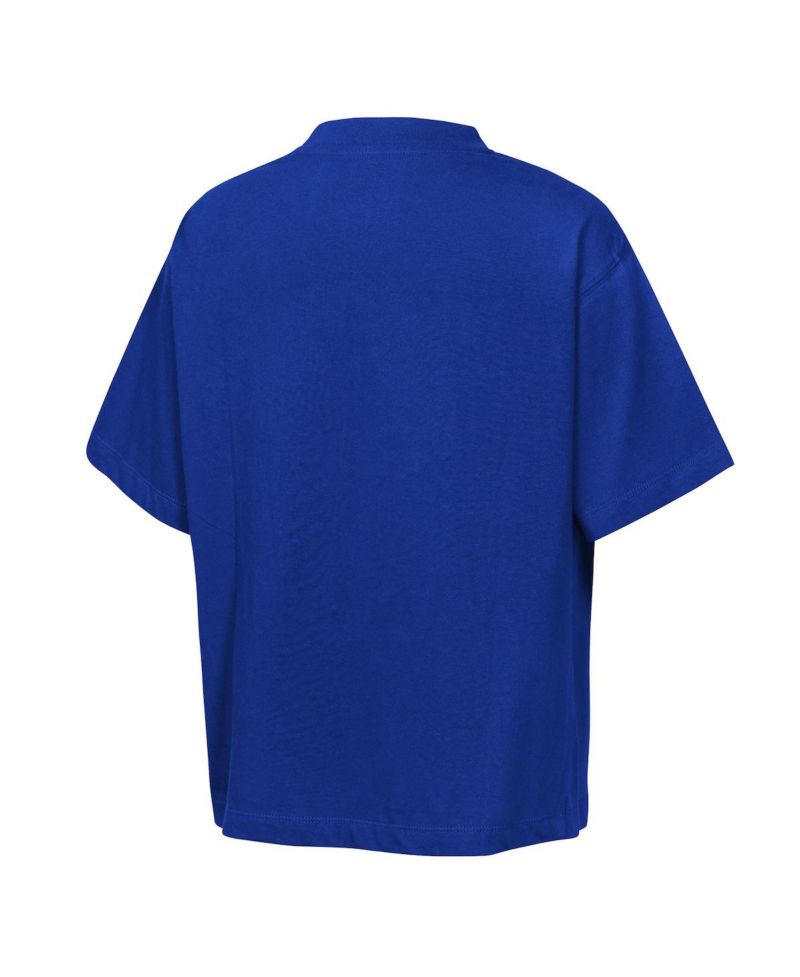 Big Boys and Girls Royal Los Angeles Dodgers Premium World Class T-Shirt