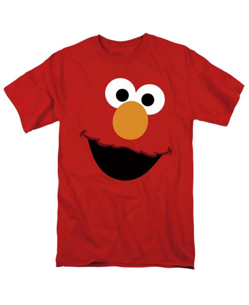 Men's Elmo Face Graphic Classic-Fit T-Shirt