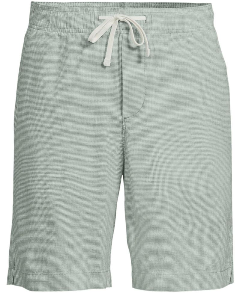 Men's 9" Linen Blend Pull On Deck Short