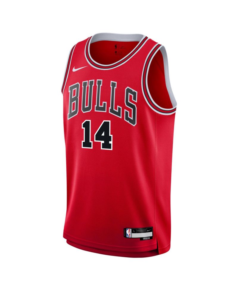 Big Boys and Girls Matas Buzelis Red Chicago Bulls Swingman Jersey - Icon Edition
