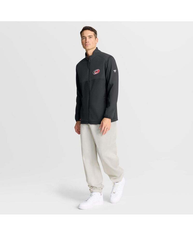 Men's Black Carolina Hurricanes Authentic Pro Rink Full-Zip Jacket