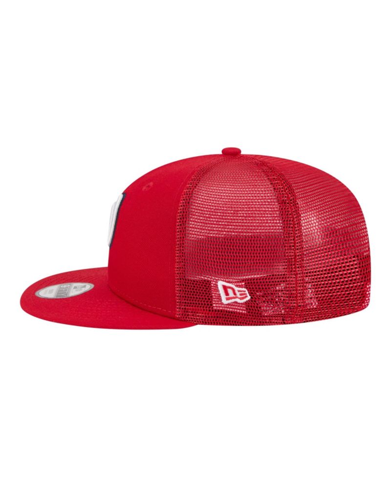 Big Boys and Girls Red Washington Nationals 9FIFTY Trucker Snapback Hat