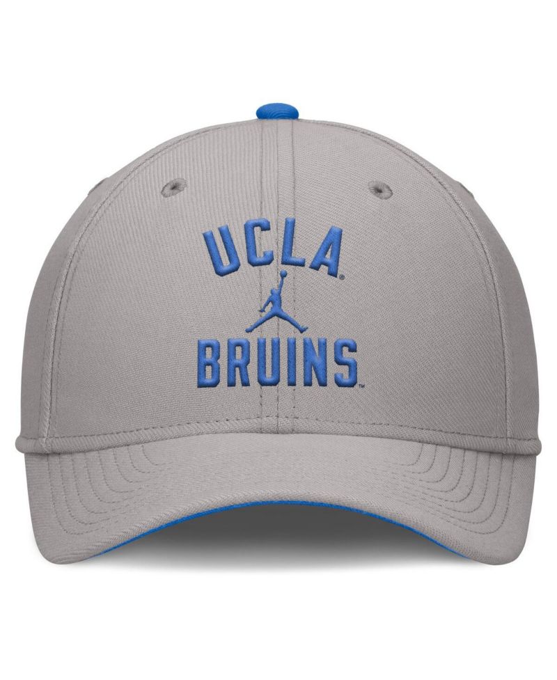 Men's Gray UCLA Bruins Rise Prep Performance Flex Hat