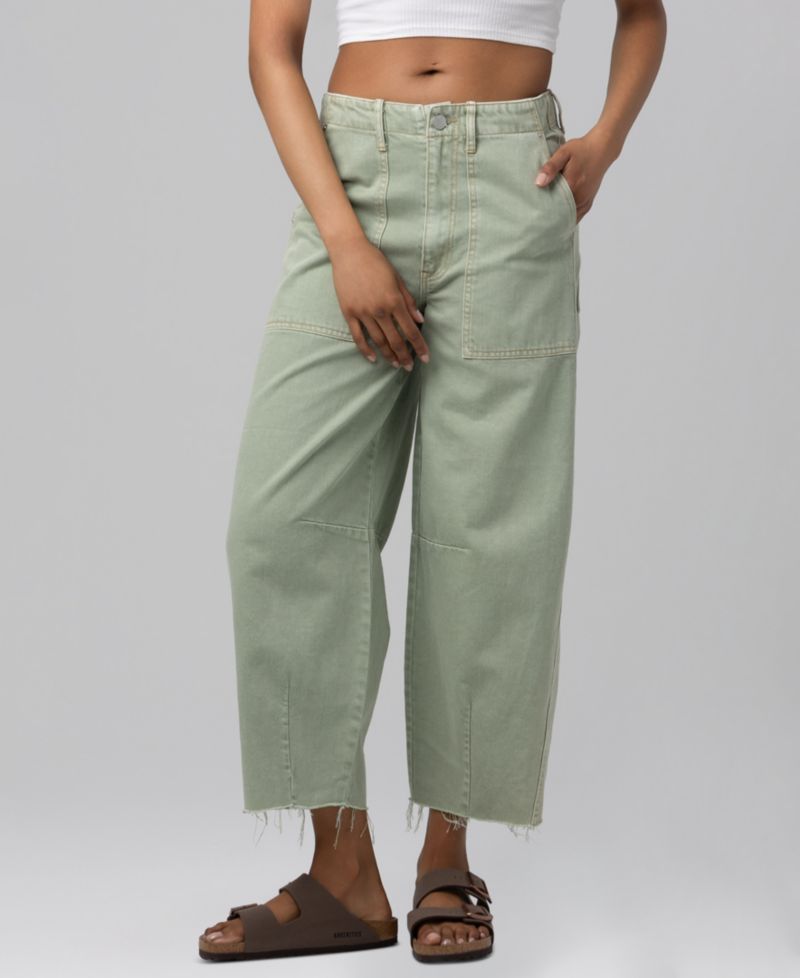 Women's Barrel-Leg High-Rise-Jeans