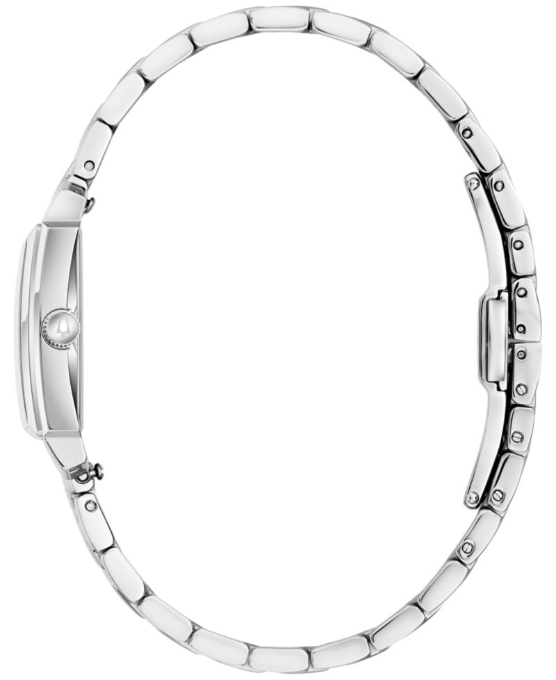 Women's Exclusive Classic Sutton Silver-Tone Stainless Steel Bracelet Watch, 21mm