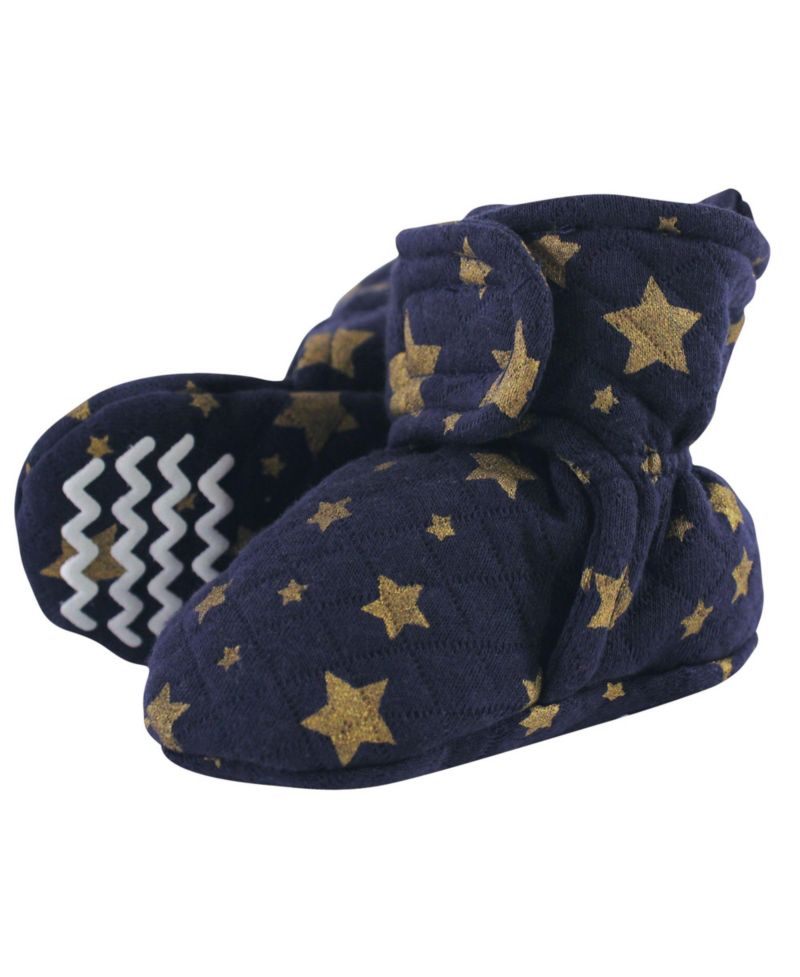 Baby Boys Hudson Unisex Cozy Quilted Unisex Bootie Pair