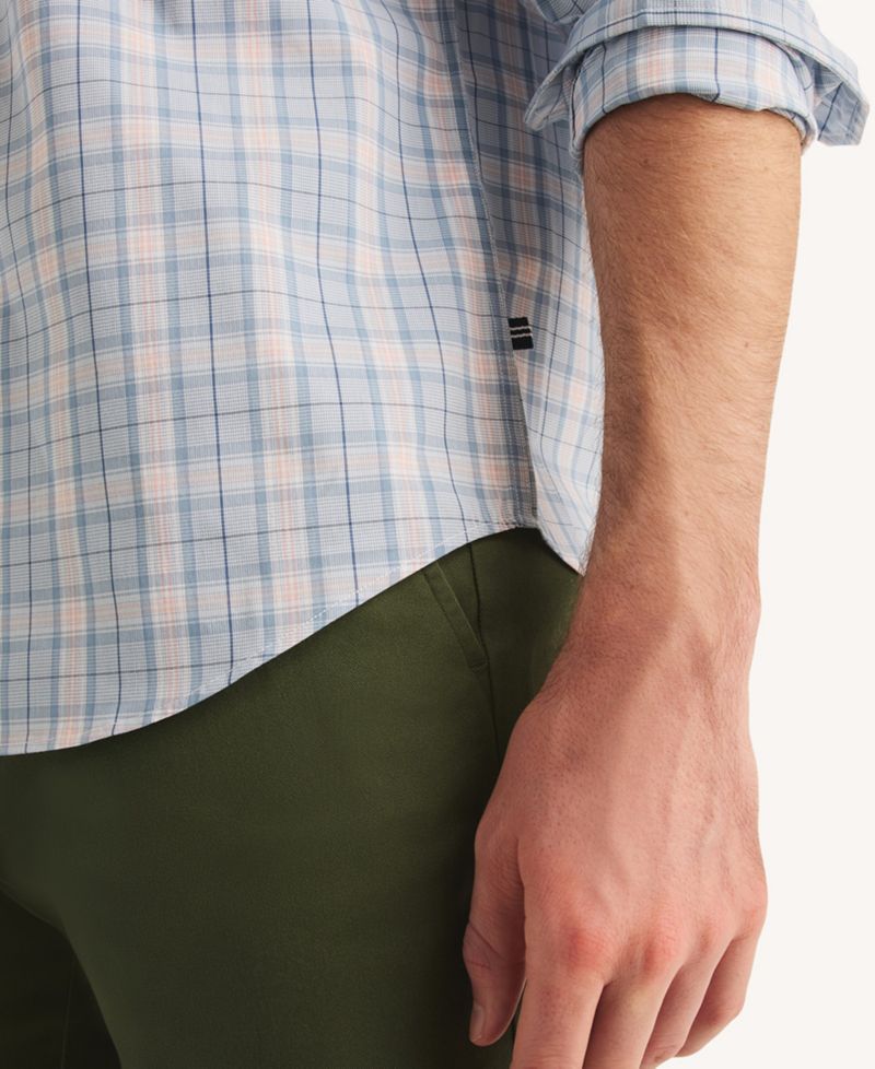 Men's Classic-Fit Long-Sleeve Plaid Shirt