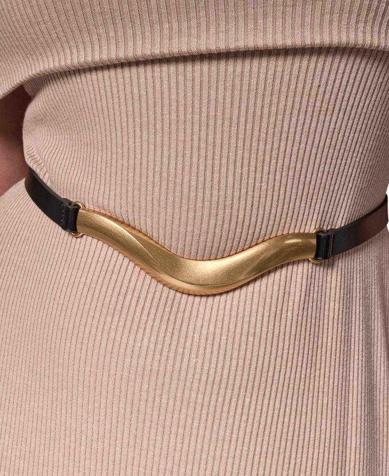 Plus Off-the-Shoulder Belted Sweater Dress