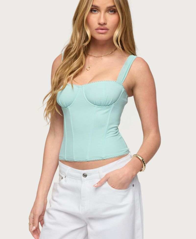 Women's Marcella Wide Strap Mesh Corset
