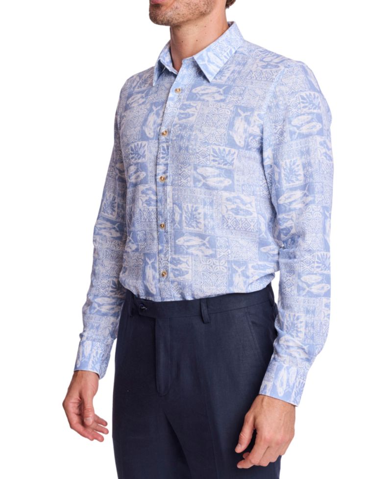 Men's Parker Pointed Collar Slim-Fit Shirt